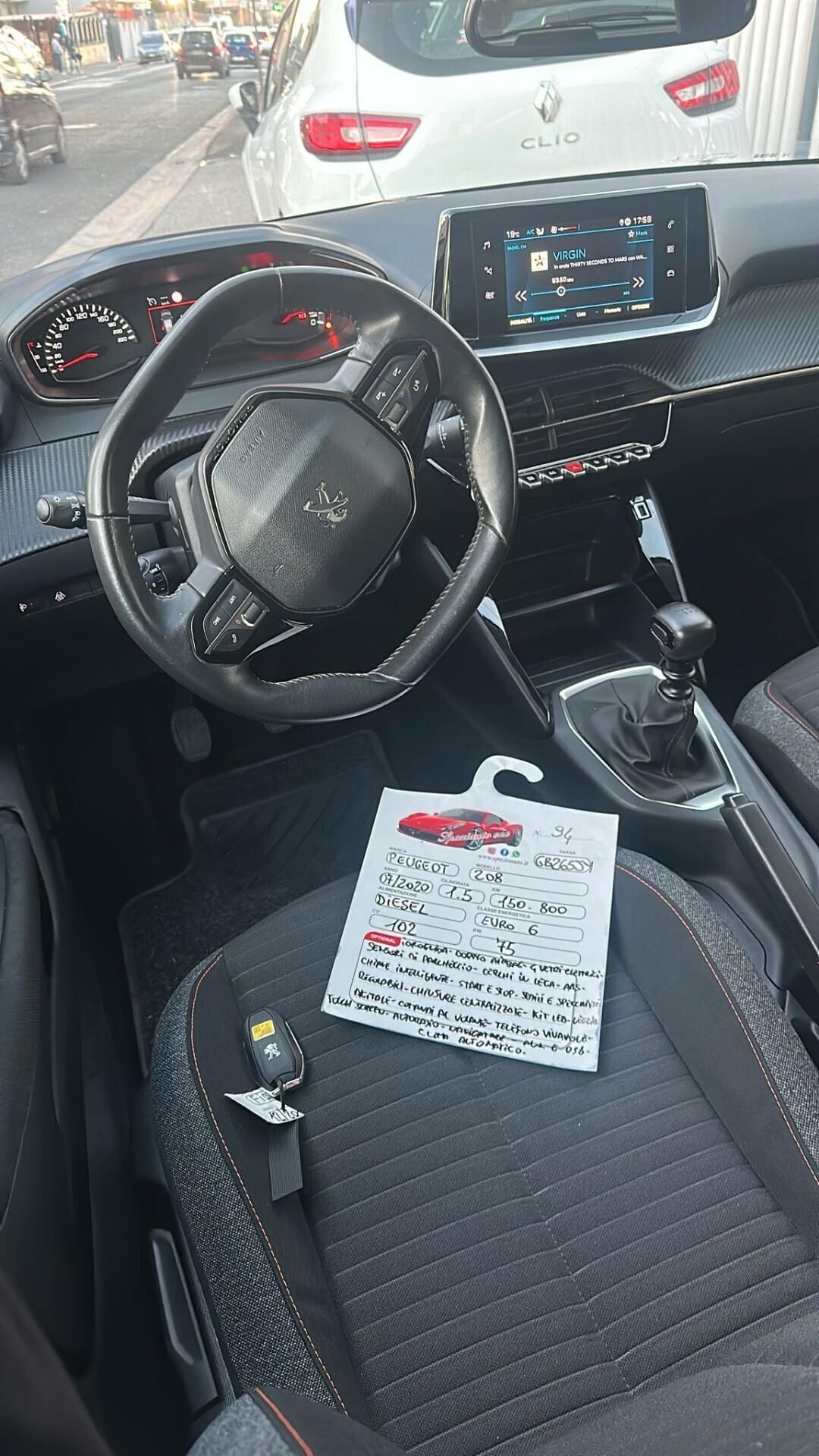 PEUGEOT 208 2020 DIESEL 102CV FULL