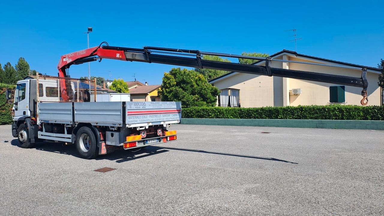IVECO 180.28 GRU E CASSONE FISSO