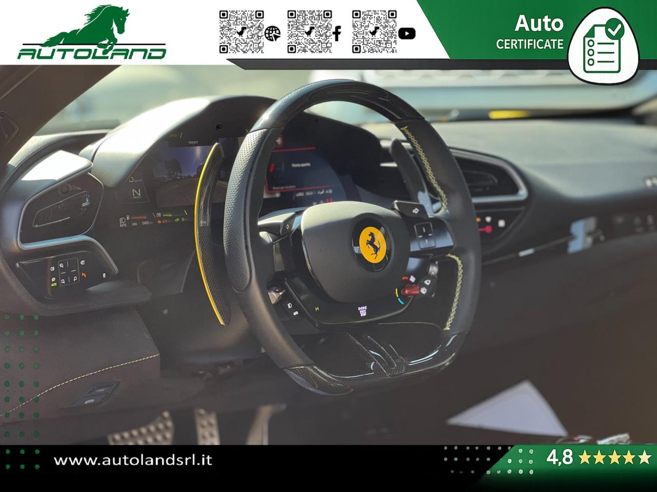 Ferrari 296 GTB Assetto Fiorano UNICO PROPRIETARIO