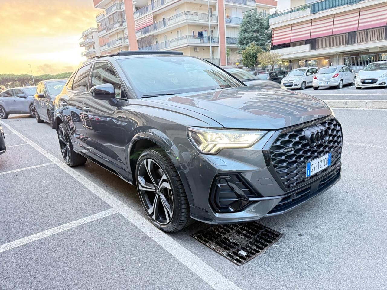 Audi Q3 40 TDI quattro S tronic line edition LED MATRIX PELLE TETTO KAMERA 360 PDC CERCHI 20