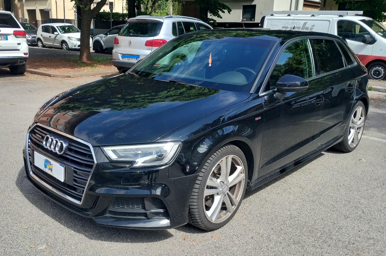 Audi A3 SPB 2.0 TDI 184 CV quattro S tronic S-Line