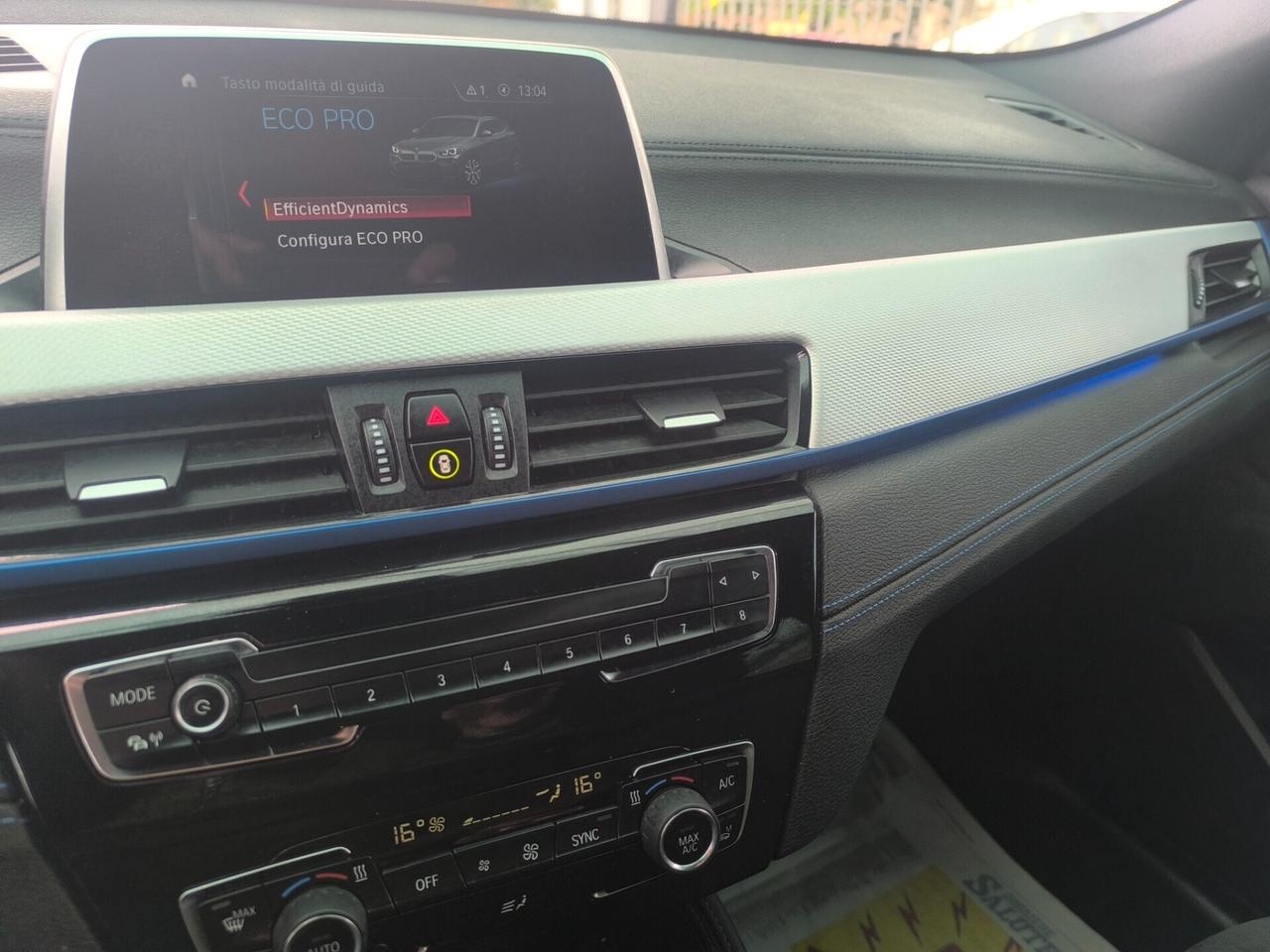 BMW X2 XDRIVE MSPORT 2.0 DIESEL 150cv km 78.000 BMW LUCI AMBIENT