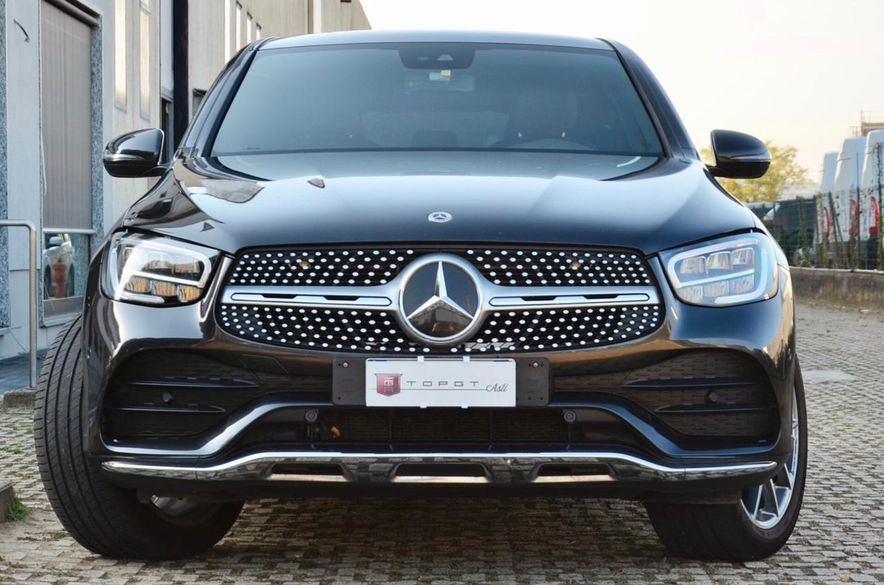MERCEDES-BENZ GLC COUPE 300de PHEV PLUG IN (EQ POWER) PREMIUM AMG 4MATIC 194cv AUTO, UNICO UTILIZZATORE, UFF ITALIANA, EURO 6D, IVA ESPOSTA, SERVICE MERCEDES, PERMUTE