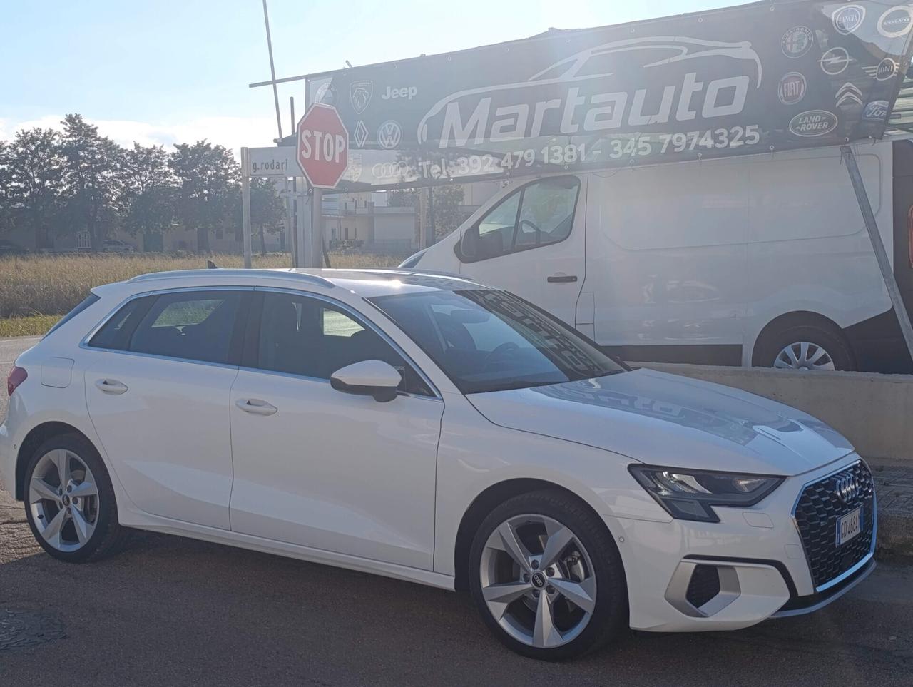 AUDI A3 35 2.0 TDI 150cv 11/2020 COCKPIT/LED/SENSORI ANT/POST