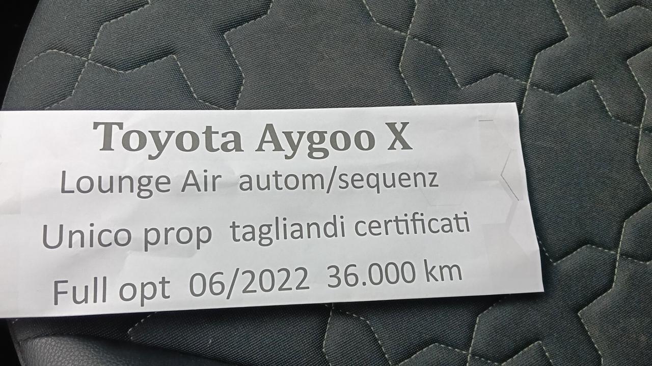 Toyota Aygo X 1.0 VVT-i 72 CV 5 porte Lounge Air S-CVT