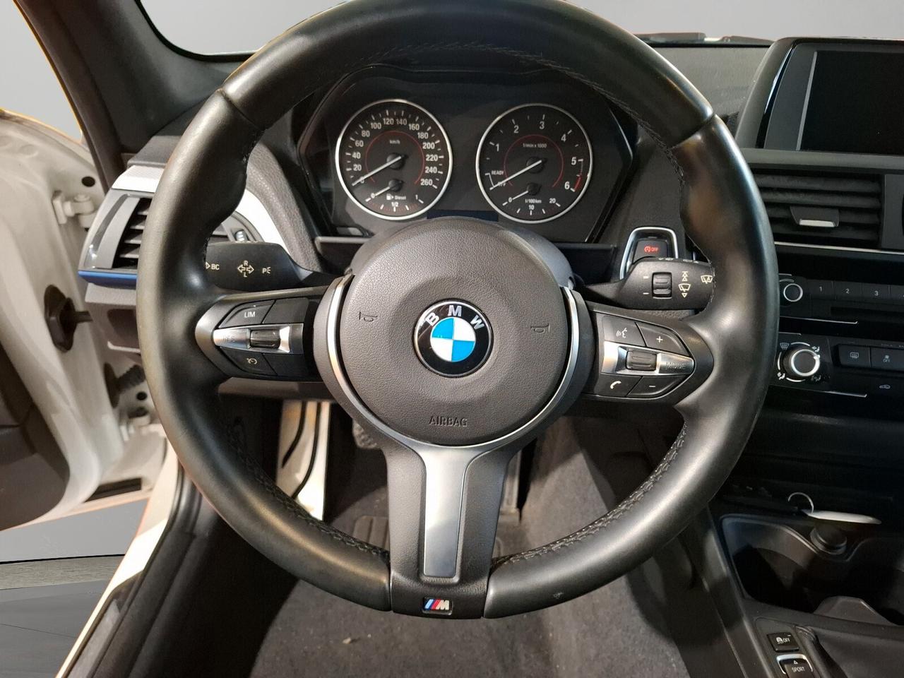 Bmw 114 114d 5p. Msport full optional bianco perla