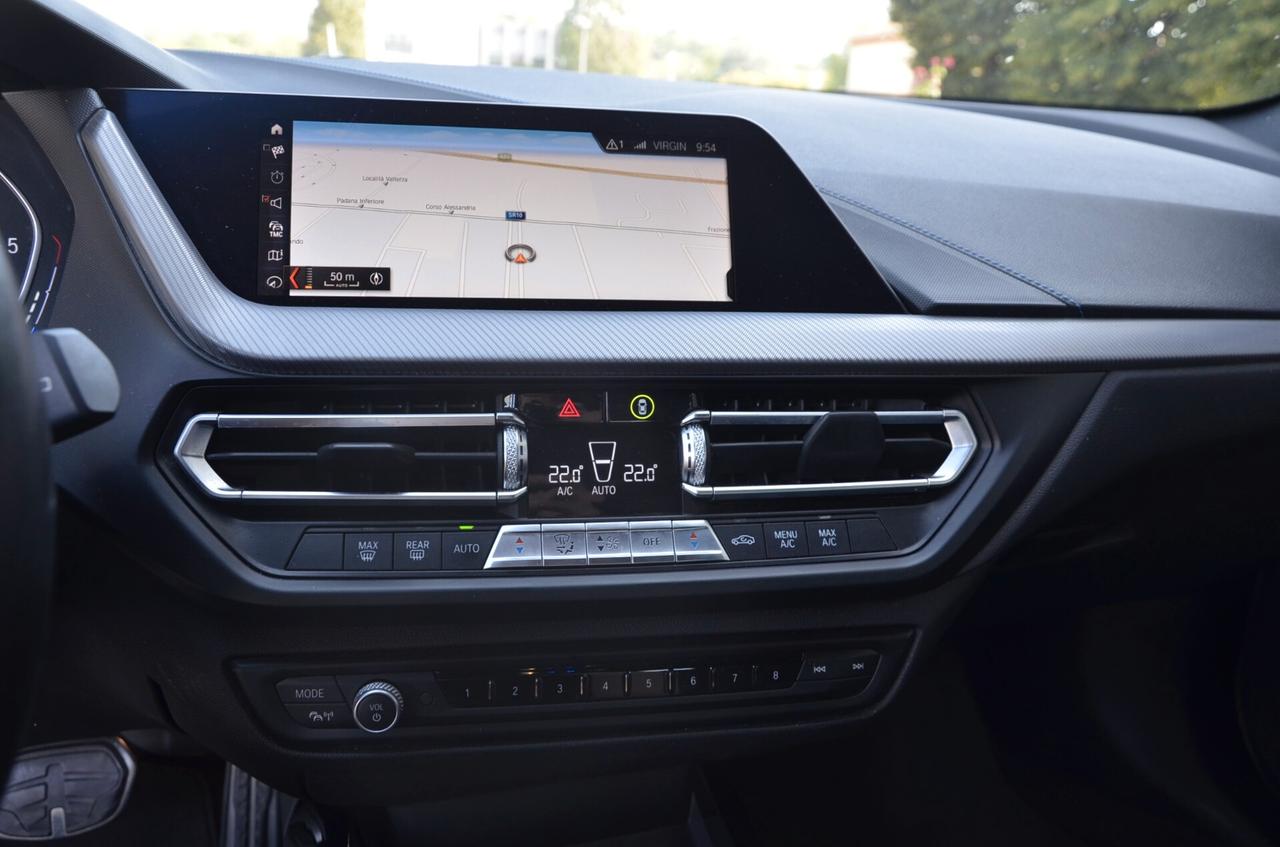 BMW 118d 150cv Msport 5p, UFF ITALIANA, EURO 6D, FARI LED, RETROCAMERA, APPLE ANDROID, PERMUTE