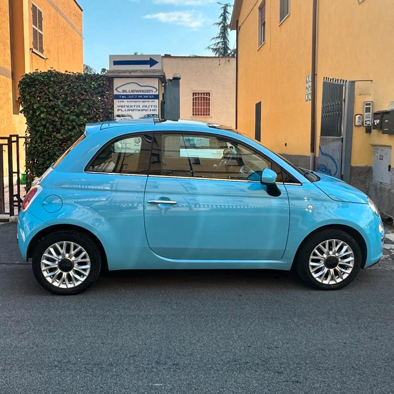 Fiat 500 1.2 Lounge EURO 6 TETTO PANORAMICO GOMMATA PERFETTA SEMPRE GARAGE FINANZIABILE