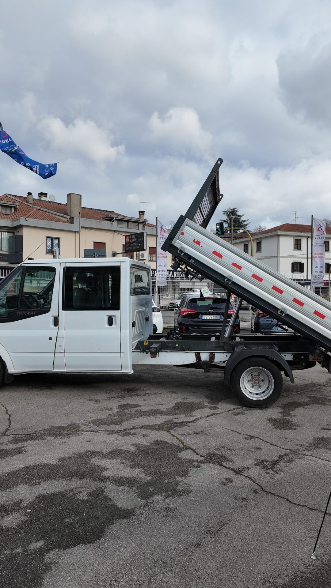 Ford Transit/Tourneo/Bus TRANSIT DOPPIA CABINA 7 POSTI CASSONE RIBALTABILE TRILATERALE