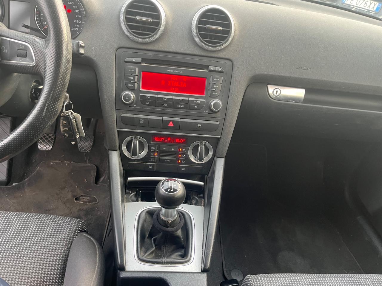 Audi A3 Cabrio 1.9 TDI F.AP. NON FUNZIONA LA CAPPOTTA