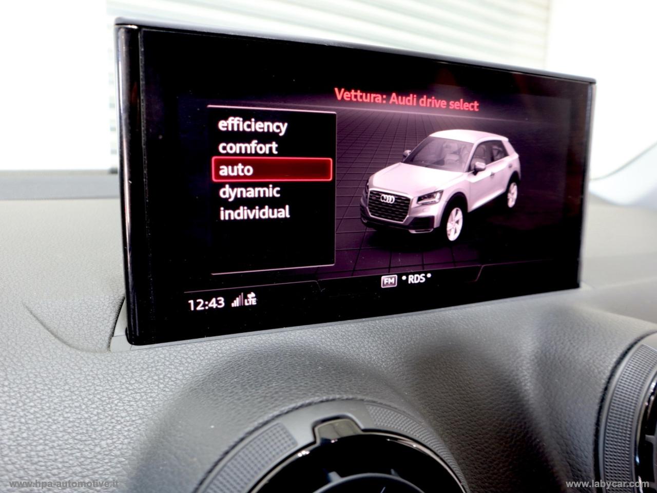 AUDI Q2 2.0TDI 150CV S-tronic 4X4 TETTO VIRTUAL LED PELLE