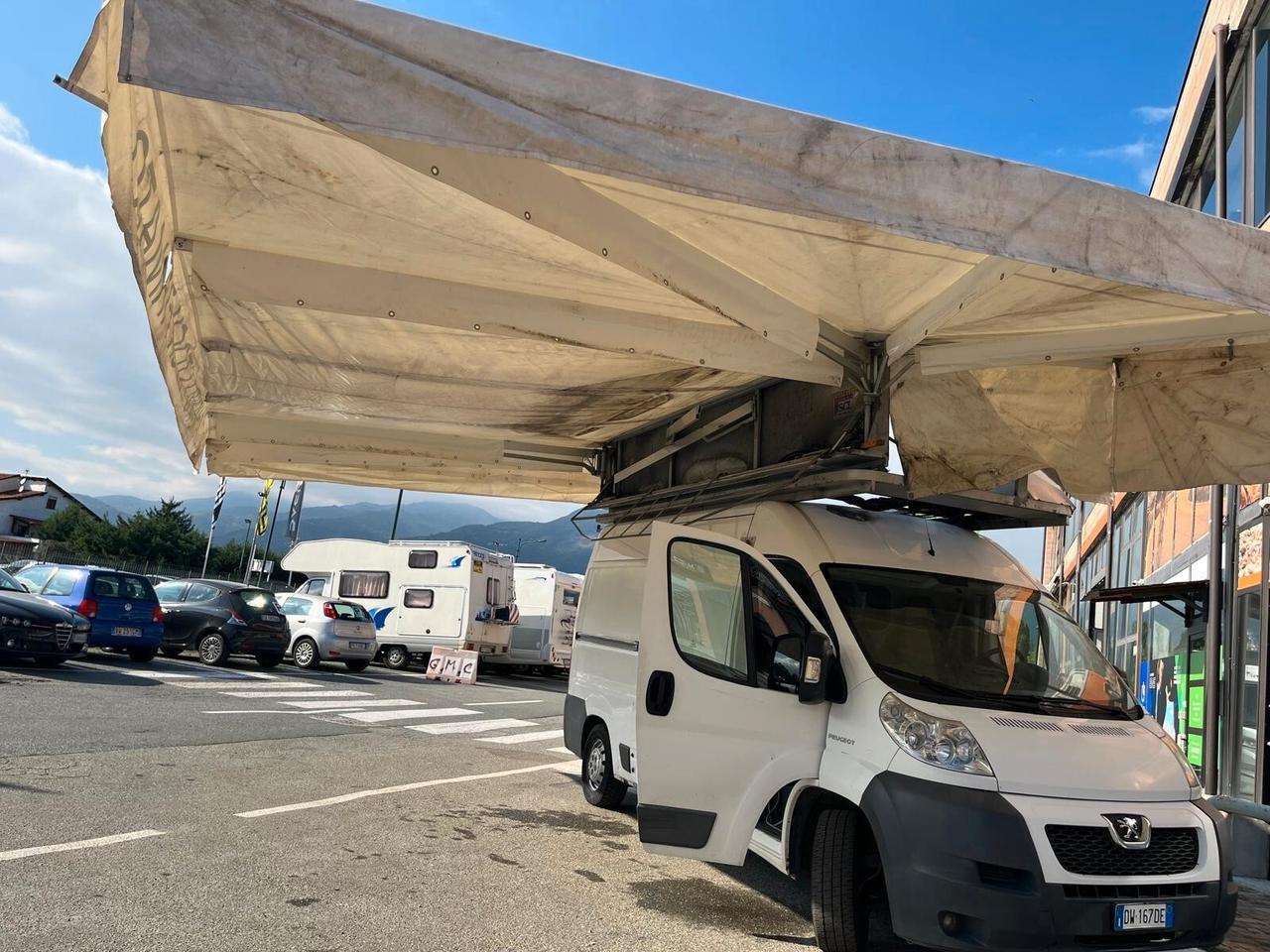 Peugeot Boxer 330 Furgone Mercato Tenda Elettrica