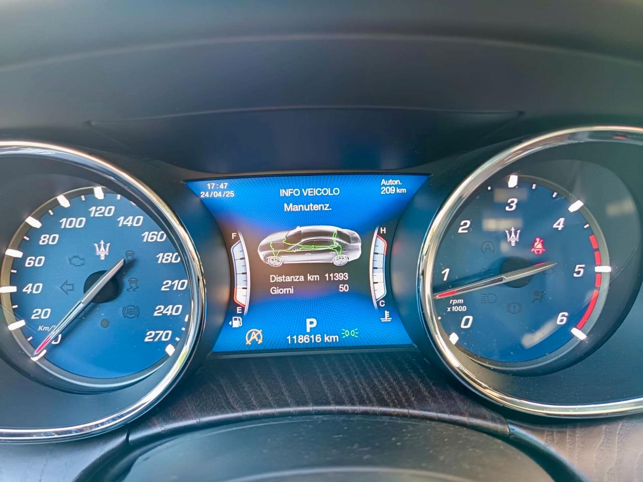 Maserati Quattroporte 3.0d V6 275CV, TAGLIANDATA