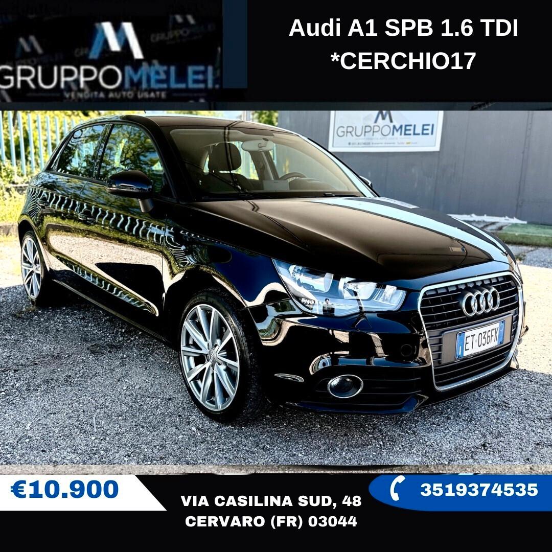 Audi A1 SPB 1.6 TDI *CERCHIO17