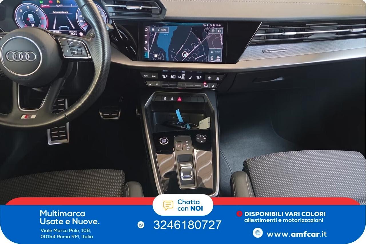 Audi A3 SPB 30 TDI S LINE S tronic Navi