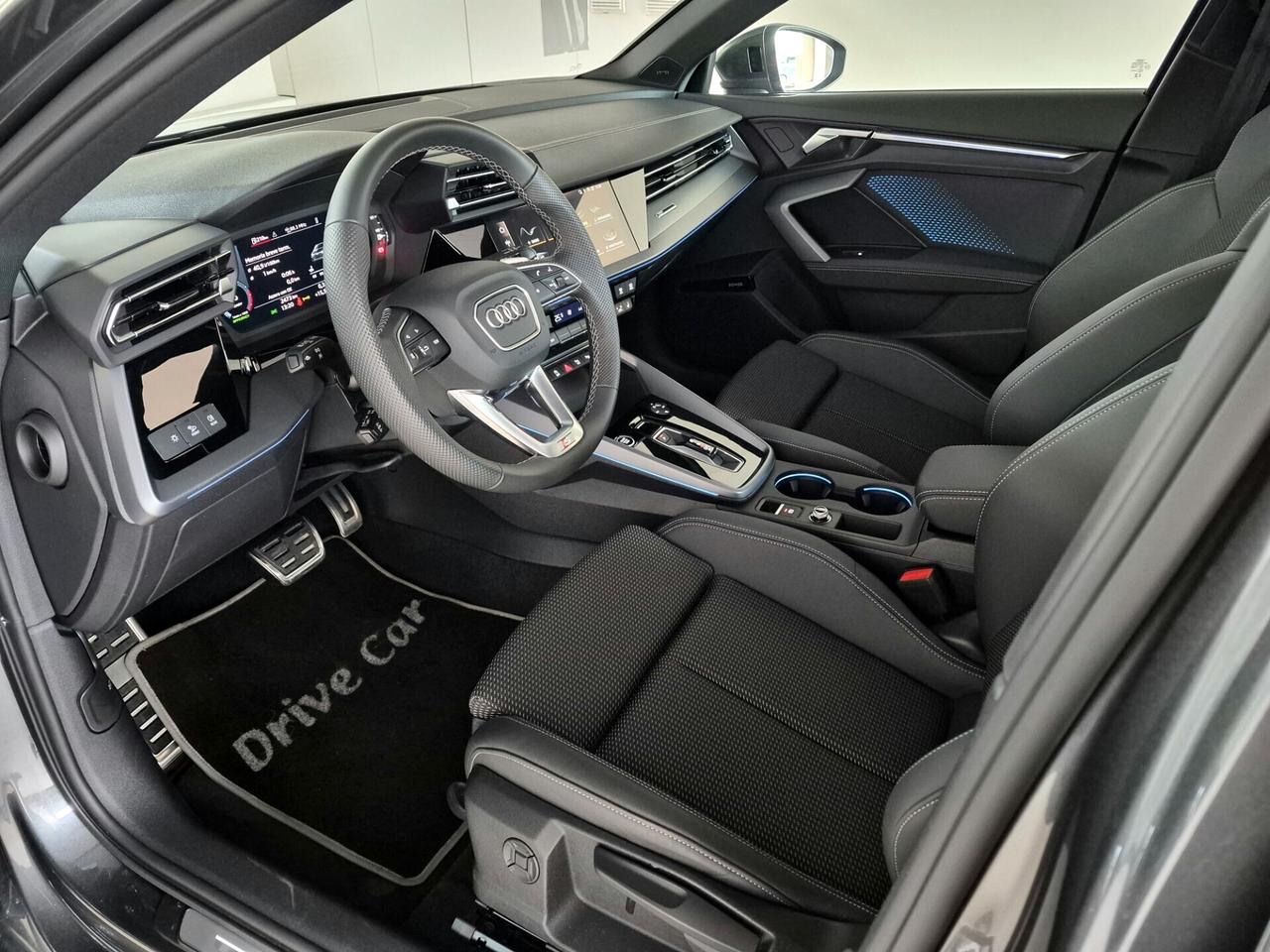 Audi A3 SPORTBACK TFSI MHEV S LINE EDITION S-TRONIC MATRIX SONOS TETTO CARPLAY 360° ACC AUTO UFFICIALE AUDI 1 PROPRIETARIO