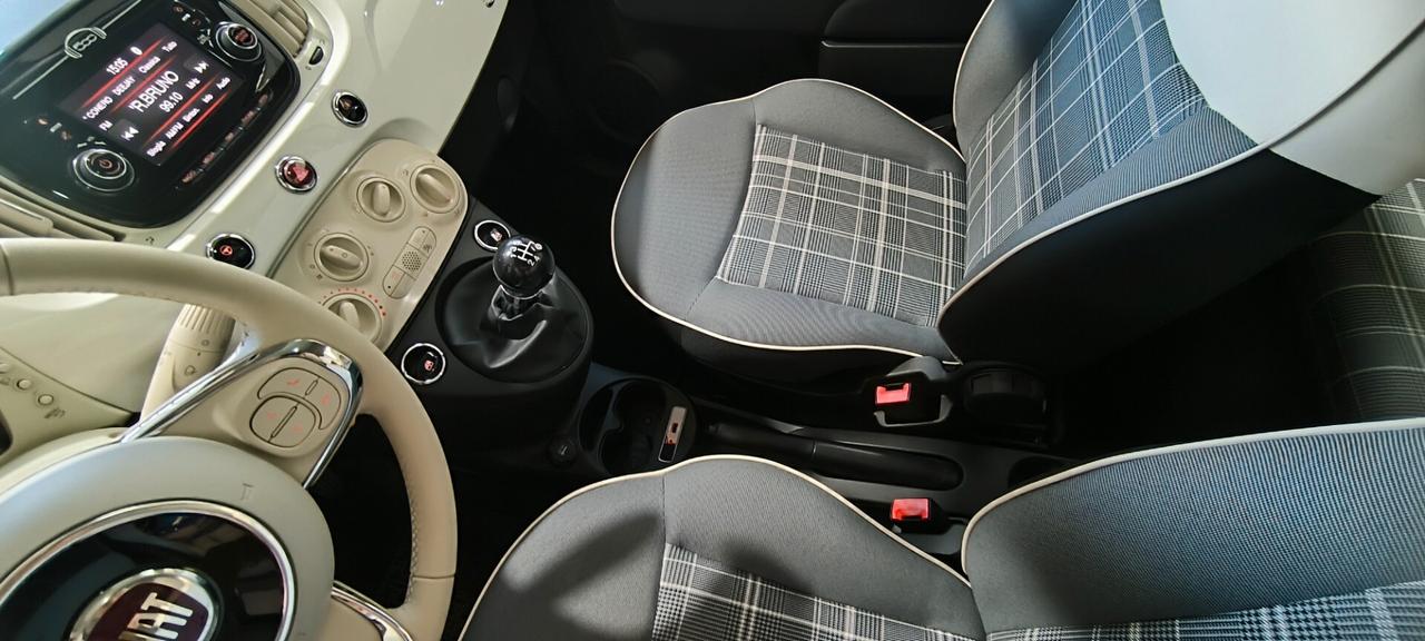 Fiat 500 1.2 lounge km23mila unipro ok neopatentati