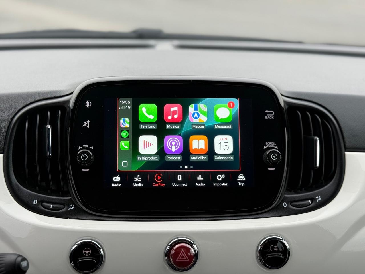 FIAT 500 1.0 hybrid Club 70cv Bianco Gelato Uff. Fiat