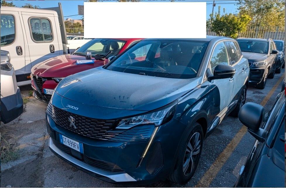 PEUGEOT 3008 1.5 BLUEHDI 130CV EAT8 SeS ALLURE PACK ( FARI LED - I-COCKPIT - CRUISE - NAVI - MIRROR - PDC - TELECAMERA POST. - CERCHI 18 )
