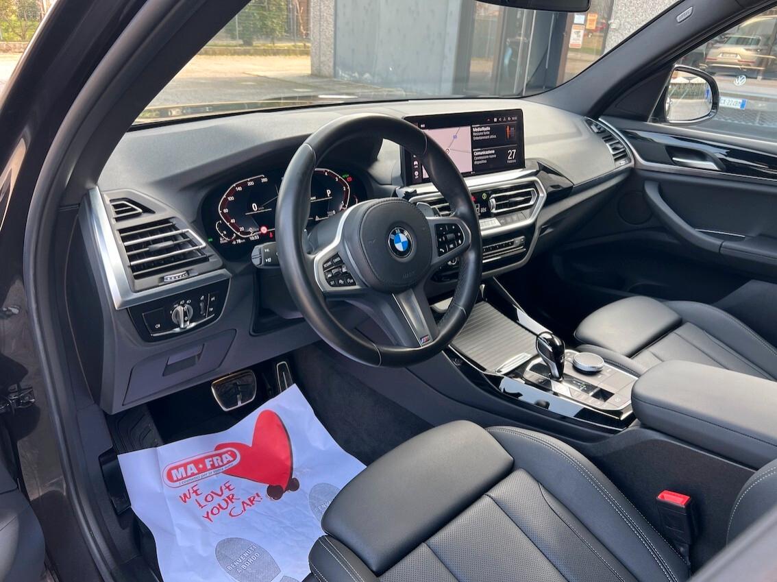 BMW X3 xdrive20d mhev 48V Msport auto UNICO PROPRIETARIO