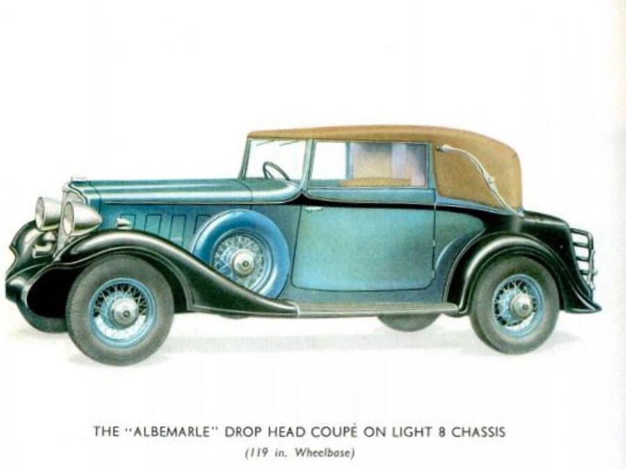Buick “Albemarle” Drop Head Coupè by Carlton Carriage Company – 1933
