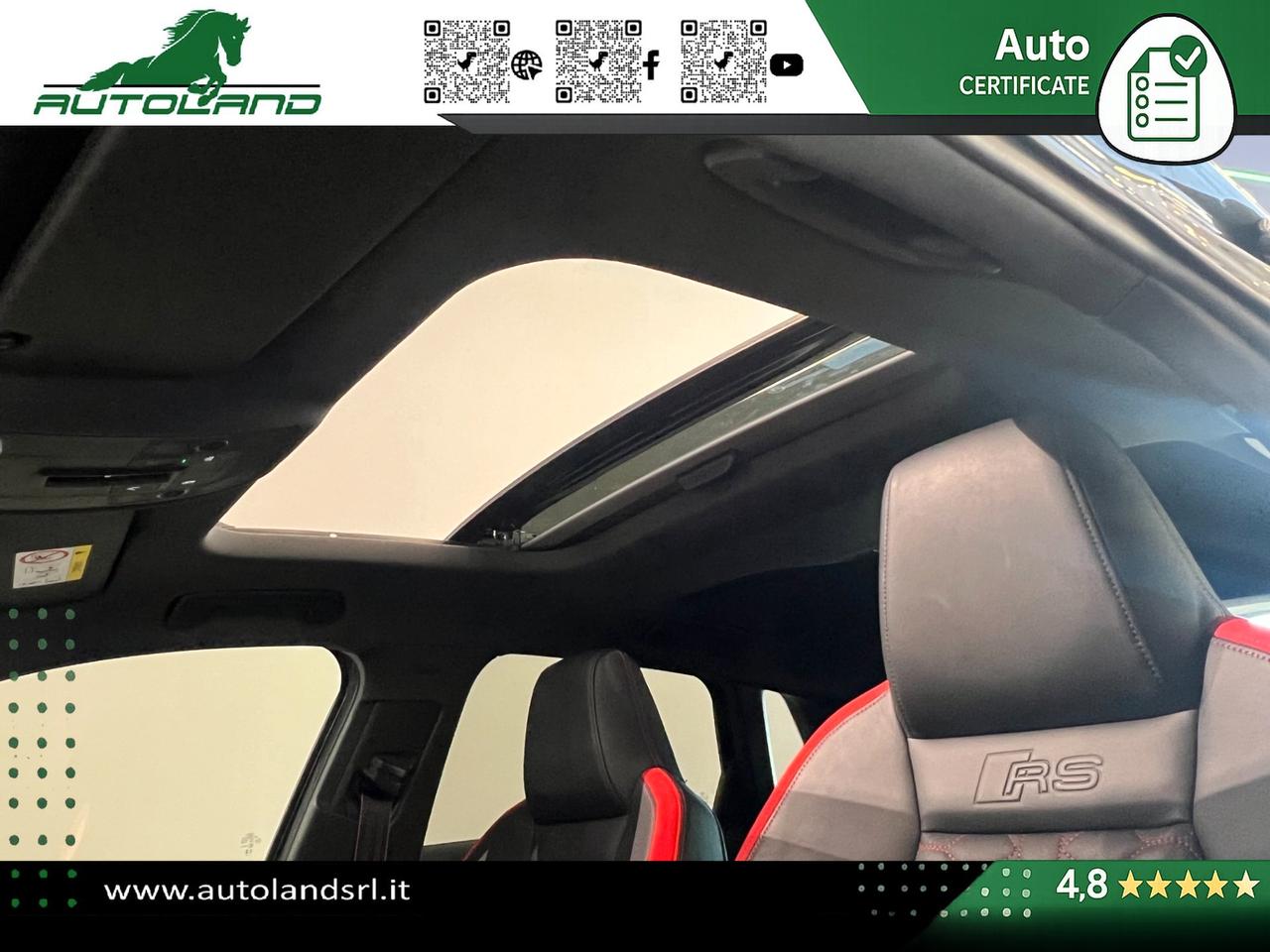 Audi RS3 Sportback 2.5 tfsi quattro s-tronic TETTO - MATRIX- B&O - MASSAGGIO - ACC