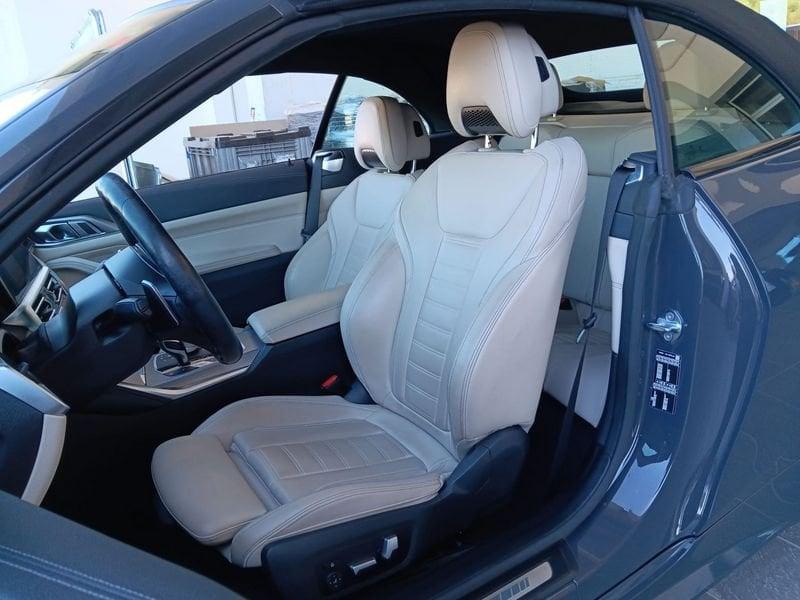 BMW Serie 4 420d Cabrio mhev 48V Msport auto