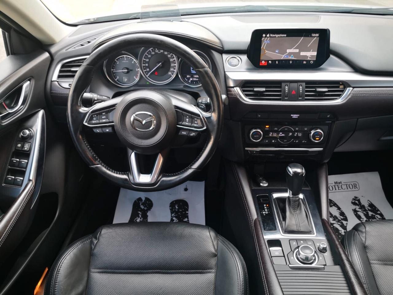 Mazda 6 2.2L Skyactiv-D 175CV Wagon ***TETTO***TELECAMERA***HEAD UP DISPLAY***