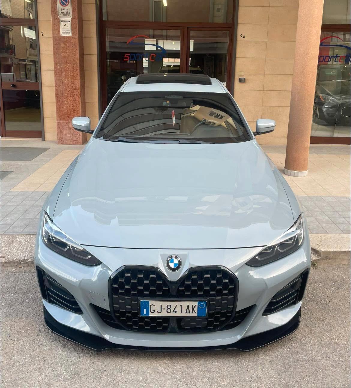 Bmw 420d GC xdrive 48V Msport TETTO NAVY PELLE 19' LED 360