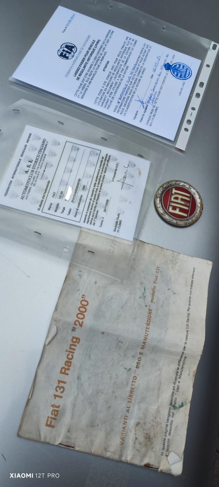 Fiat 131 2000 2p RACING (TARGA TORINO - ASI)