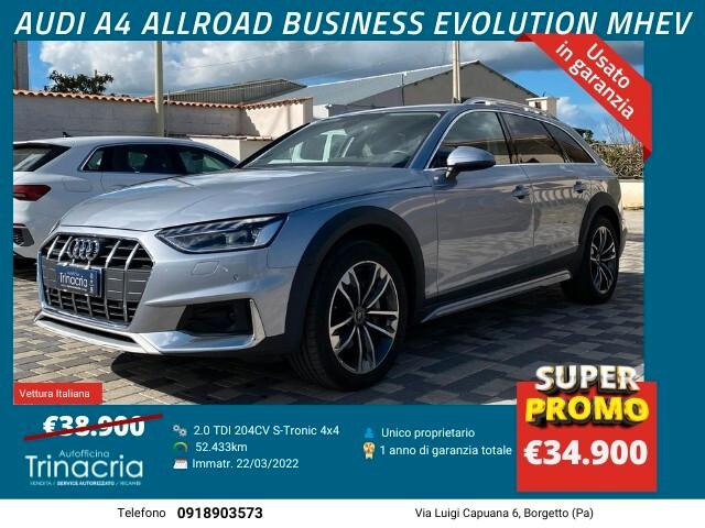 Audi A4 allroad Business Evolution 2.0 TDI 204 CV S tronic mhev 40
