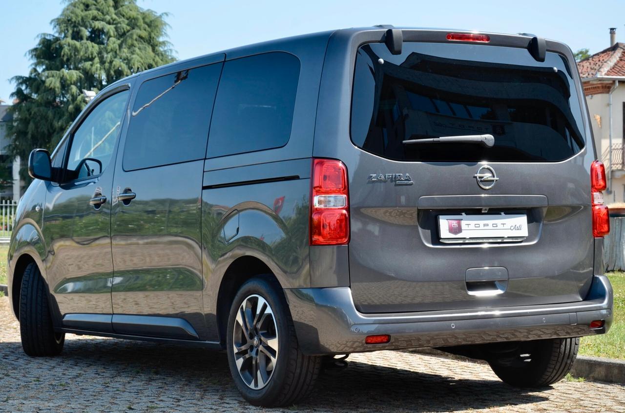 OPEL ZAFIRA LIFE 2.0d 177cv AUTO, 8 POSTI, UNICOPROP, SERVICE UFF OPEL, EURO 6D, TETTO, RETROCAMERA 360°, PERMUTE