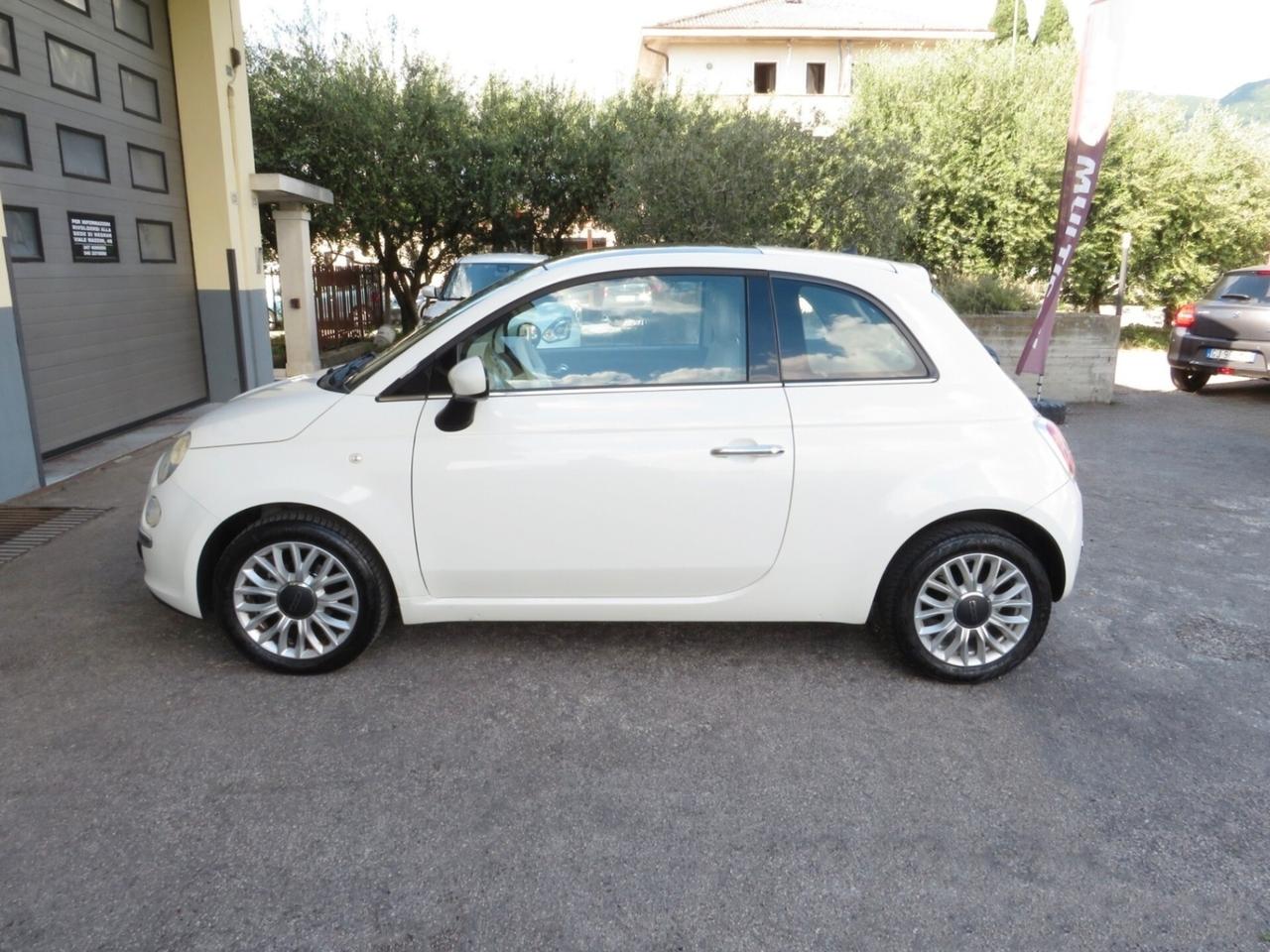 Fiat 500 1.2 Lounge 69cv E6. bluetooth/fendinebbia/tetto panorama