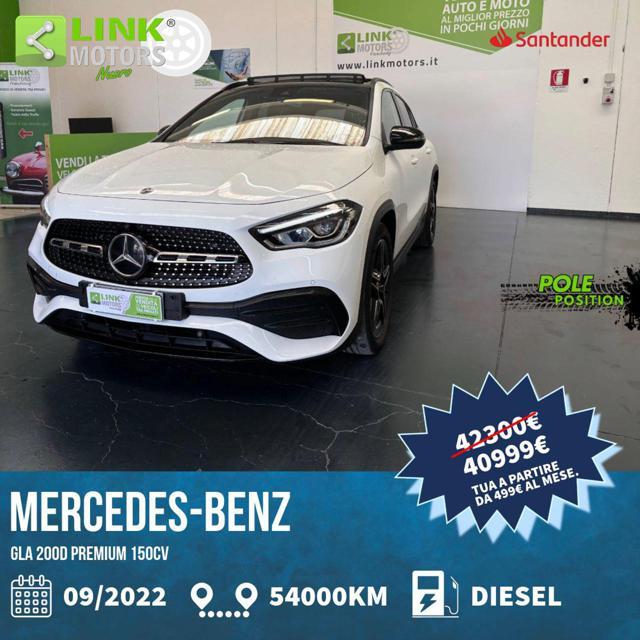 MERCEDES-BENZ GLA 200 d Premium AMG TETTO, PELLE, KM.CERT.