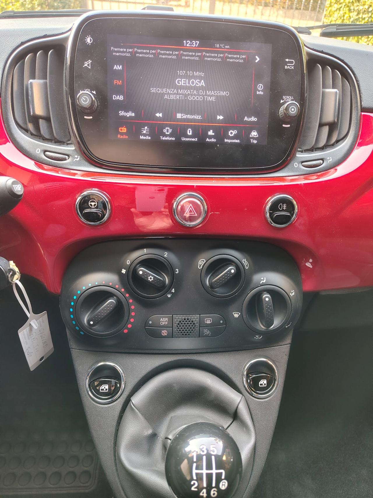 Fiat 500 1.0 Hybrid Km Certificati! Nazionale! Unico proprietario