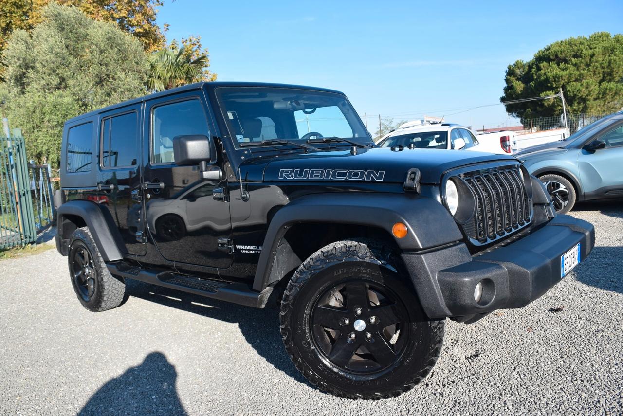 Jeep Wrangler 4X4 Unlimited 2.8 CRD Rubicon Autom. MOTORE NUOVO - GANCIO - FULL