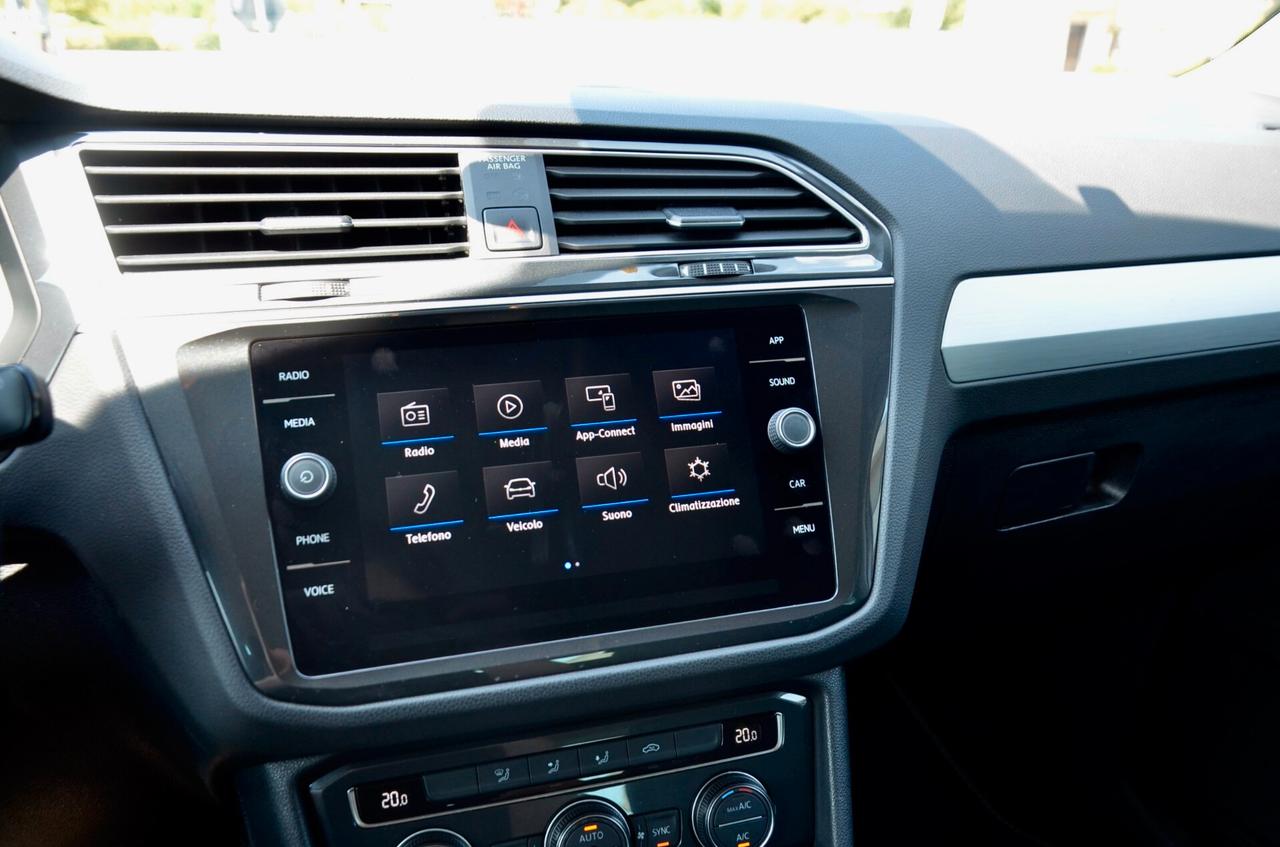 VOLKSWAGEN TIGUAN 2.0 TDI ADVANCED R-LINE 150cv DSG, UFF ITALIANA, EURO 6D, FARI LED, APPLE ANDROID, PERMUTE