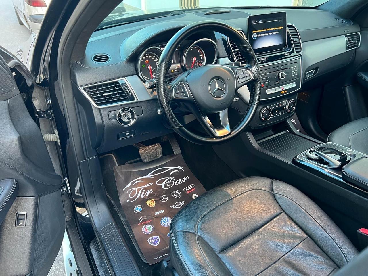 MERCEDES-BENZ GLE 350D COUPE' 4MATIC 3.0 258CV TETTO PELLE NAVI ANNO 2018