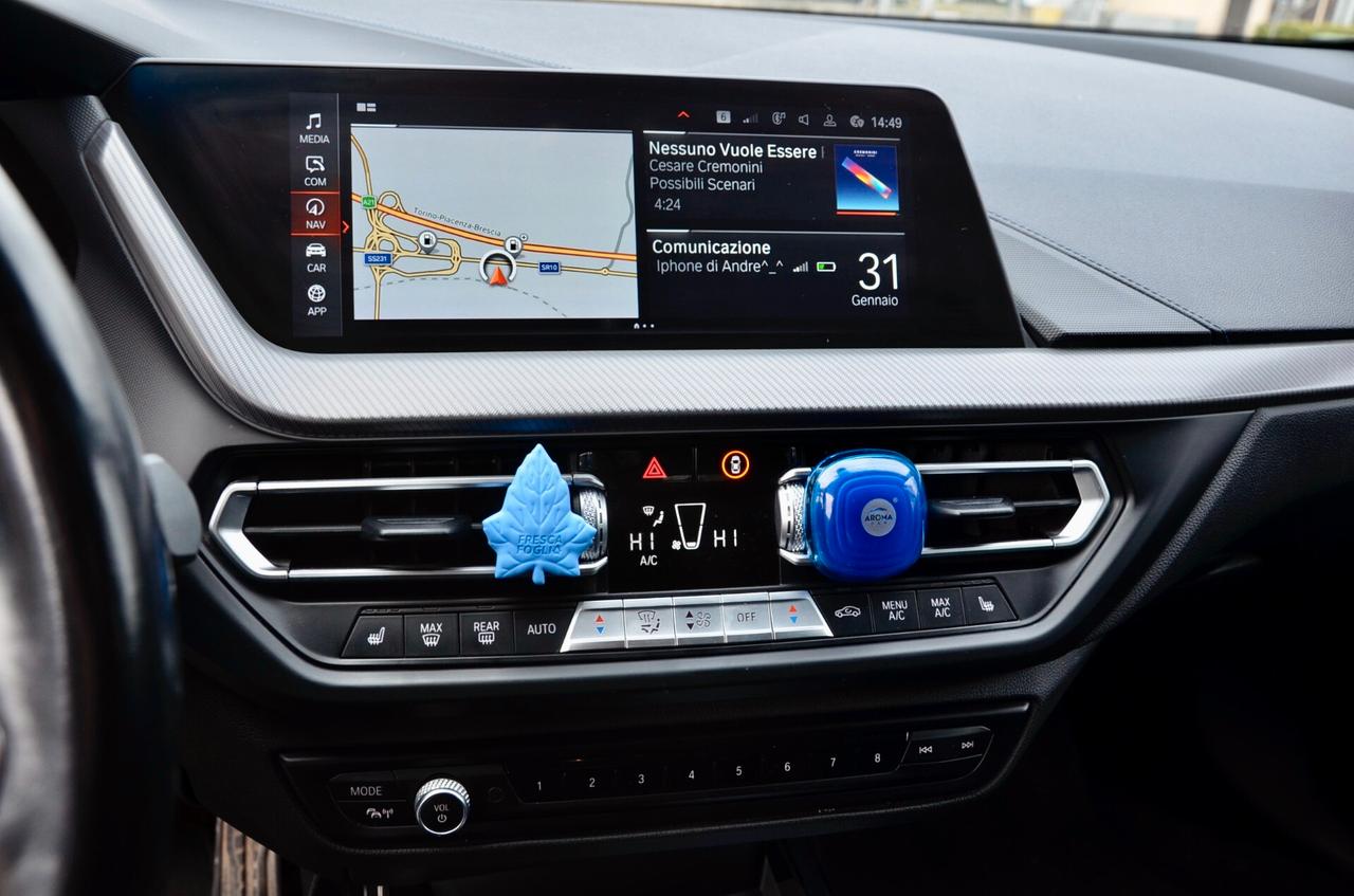 BMW 118d 2.0 MSPORT 150cv AUTO, EURO 6D, FULL LED, SEDILI A GUSCIO, NAVI, 18", PERMUTE