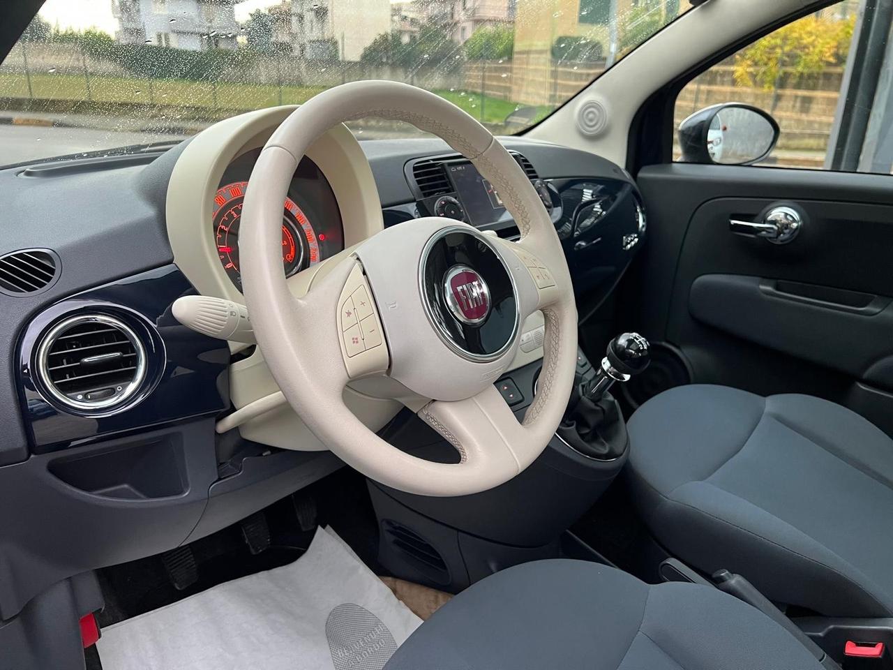 Fiat 500 1.2 Lounge 69cv Panorama/Navi/Bluetooth