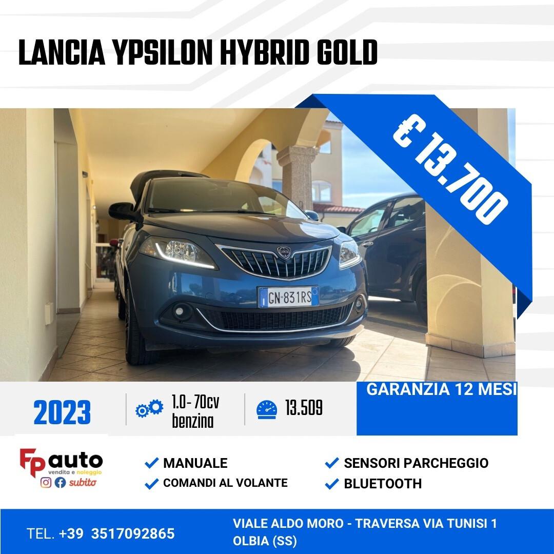Lancia Ypsilon 1.0 FireFly 5 porte S&S Hybrid Gold