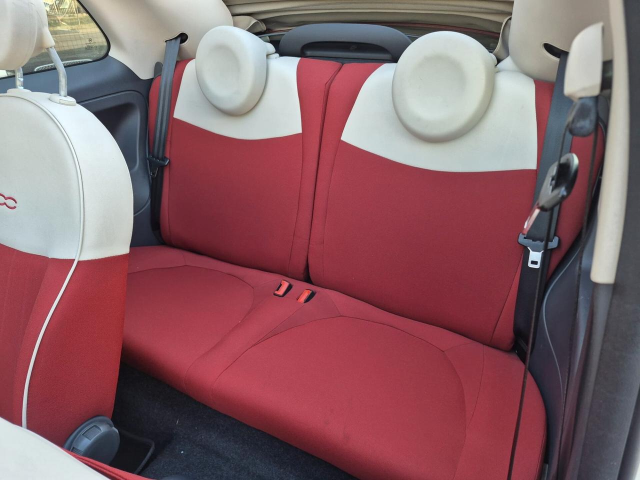 Fiat 500 C 1.2 FIRE *** CABRIOLET *** CAPOTTE ROSSA - CABRIO