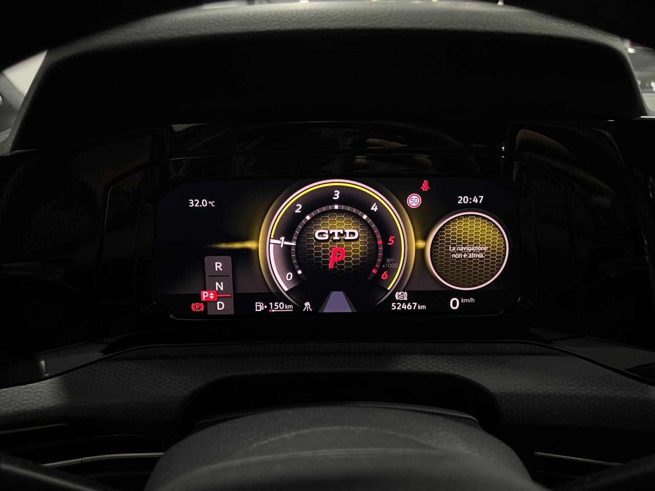 Volkswagen GOLF 8 2.0 TDI DSG GTD 200 cv