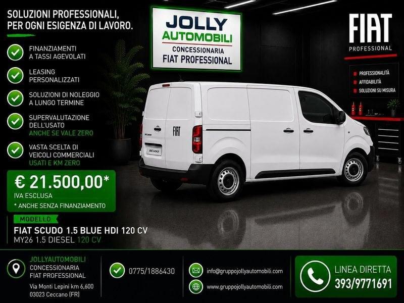 FIAT Scudo Fiat Scudo Blue Hdi 1.5 diesel 120 cv offerta Iva 22% esclusa