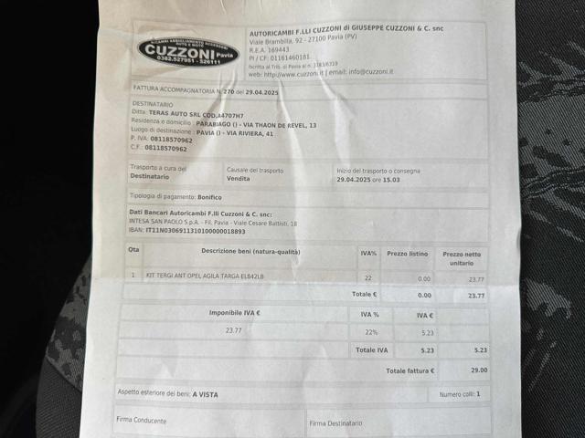 OPEL Agila 1.2 16V EURO 5 BENZ AUTOMATICA OK NEOPATENTATI