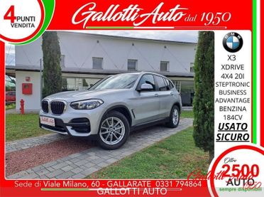BMW X3 xDrive20i Business Adv.-NESSUN OBBL. FIN.