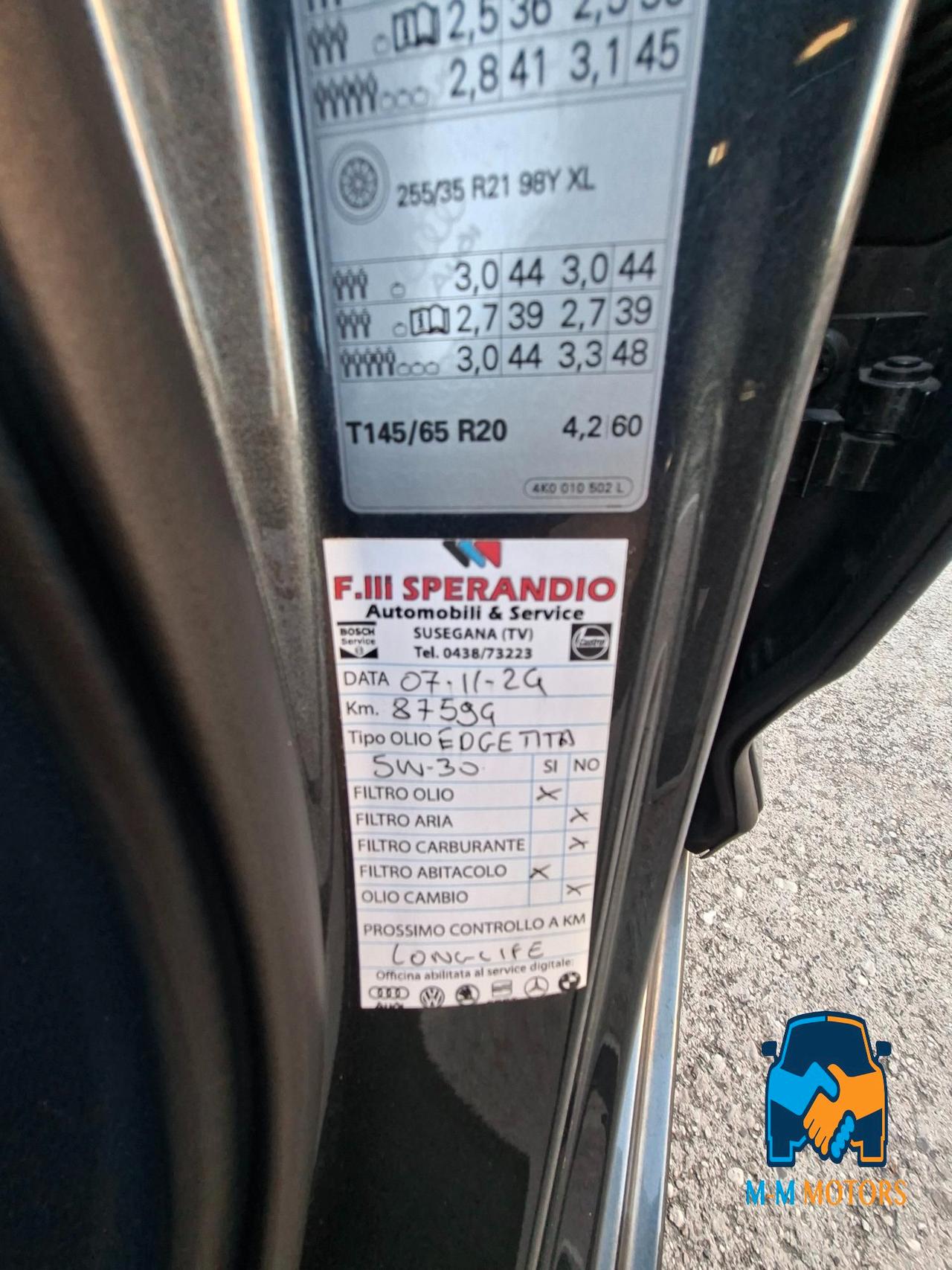 AUDI A6 S-LINE quattro ibrida con tetto