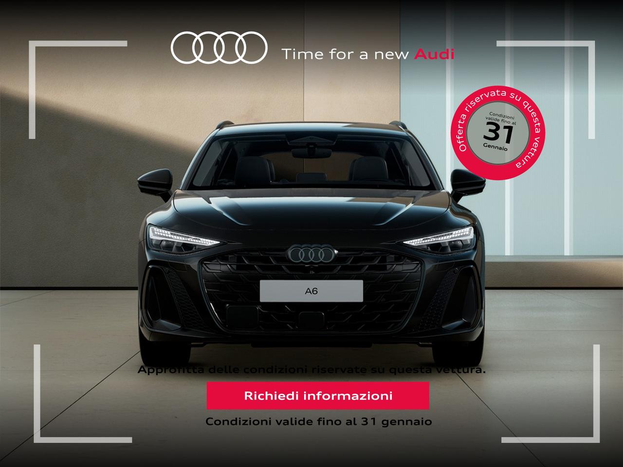 Audi A6 avant 2.0 tdi mhev + s line edition quattro 204cv s-tronic