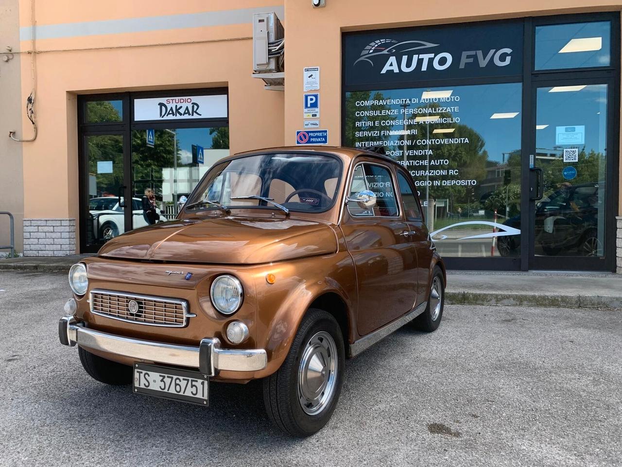 Fiat 500 My car Francis Lombardi ASI T. Oro Restaurata