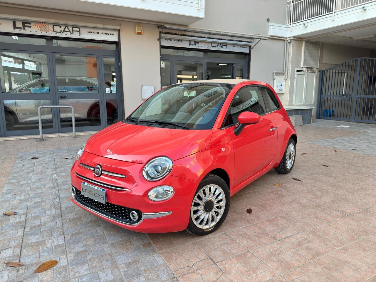 Fiat 500 C 1.3 Multijet 95 cv Lounge Cabrio Rosso corallo